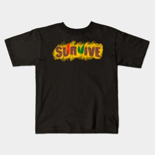 Survive Grunge Style Kids T-Shirt